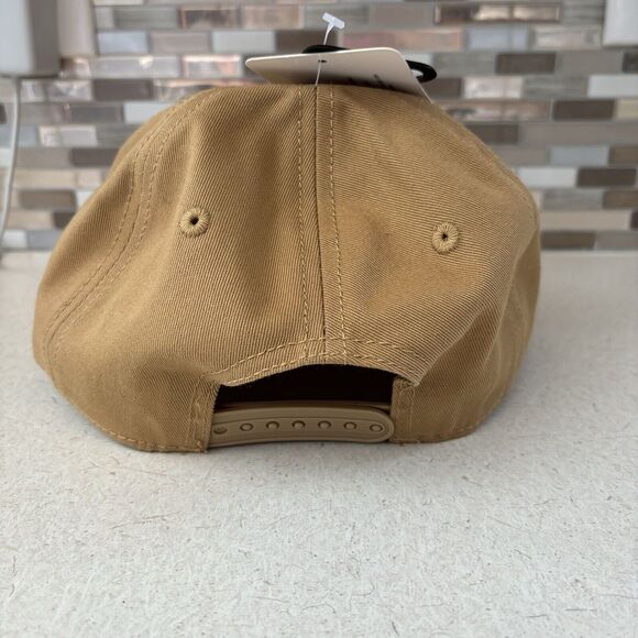 Miller High Life Trucker Rope Vintage Style Snapback Baseball Hat Tan Brown NEW - Picture 2 of 5